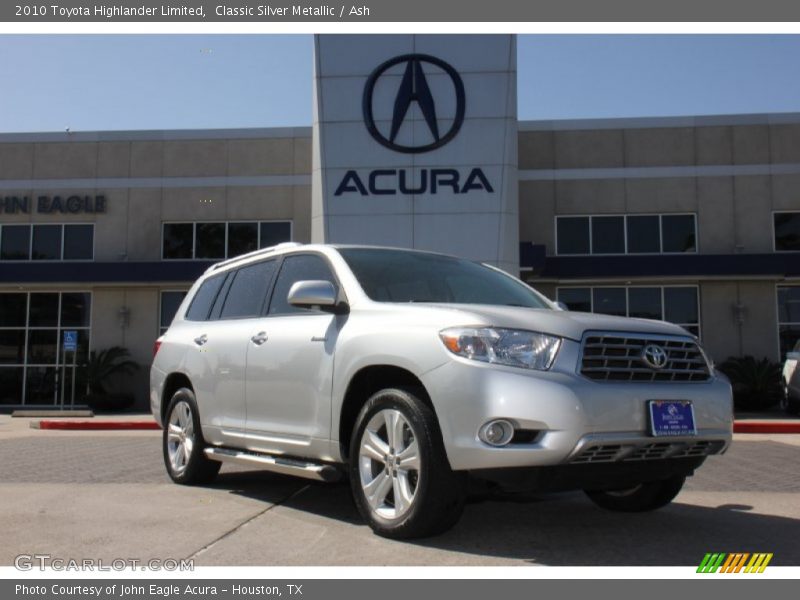 Classic Silver Metallic / Ash 2010 Toyota Highlander Limited