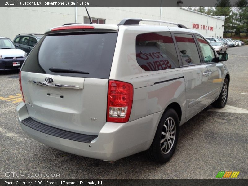 Silverstone Beige / Beige 2012 Kia Sedona EX
