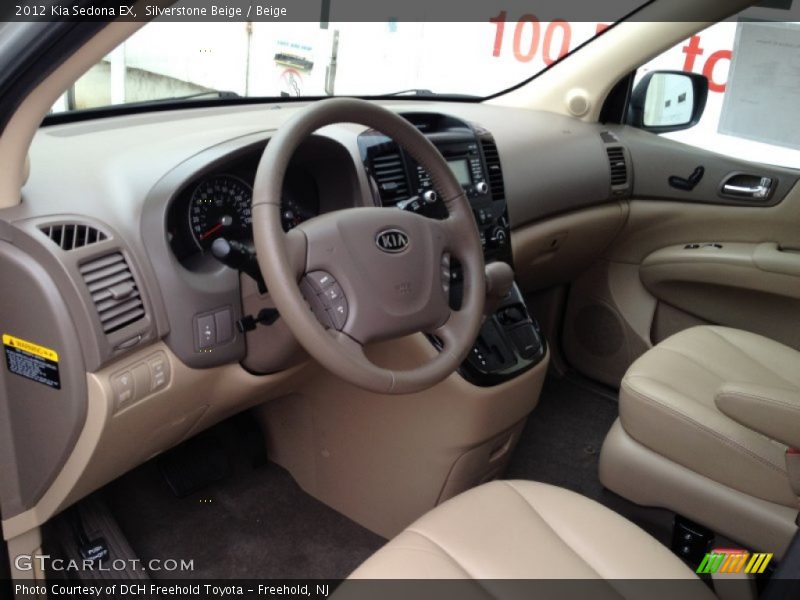 Beige Interior - 2012 Sedona EX 
