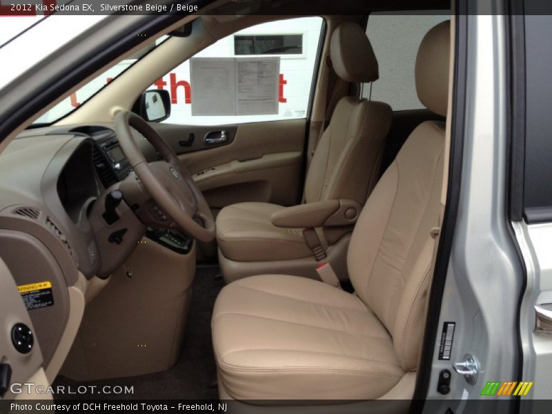  2012 Sedona EX Beige Interior