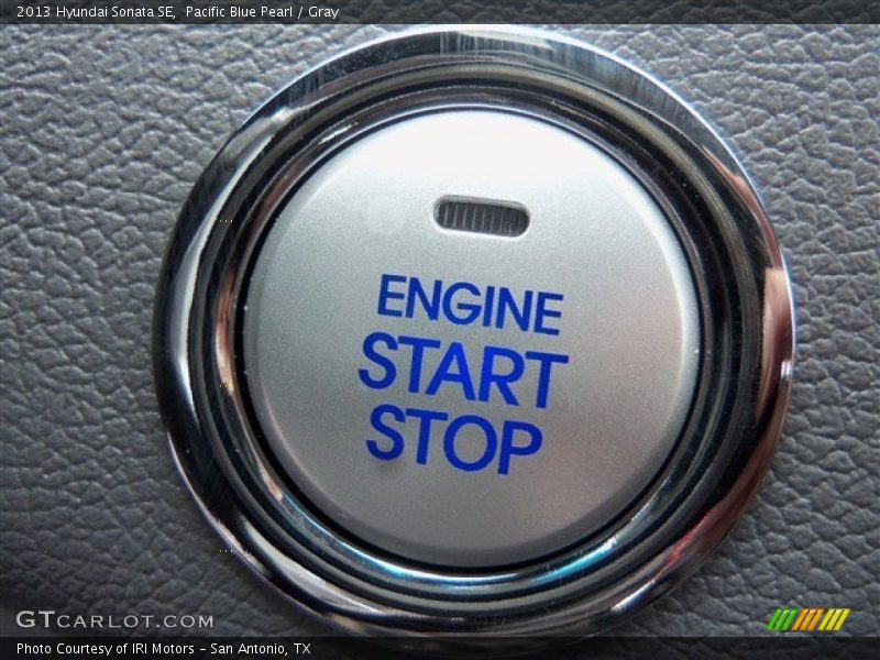 Pacific Blue Pearl / Gray 2013 Hyundai Sonata SE