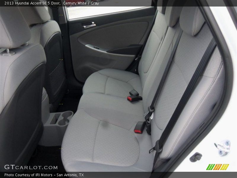 Century White / Gray 2013 Hyundai Accent SE 5 Door