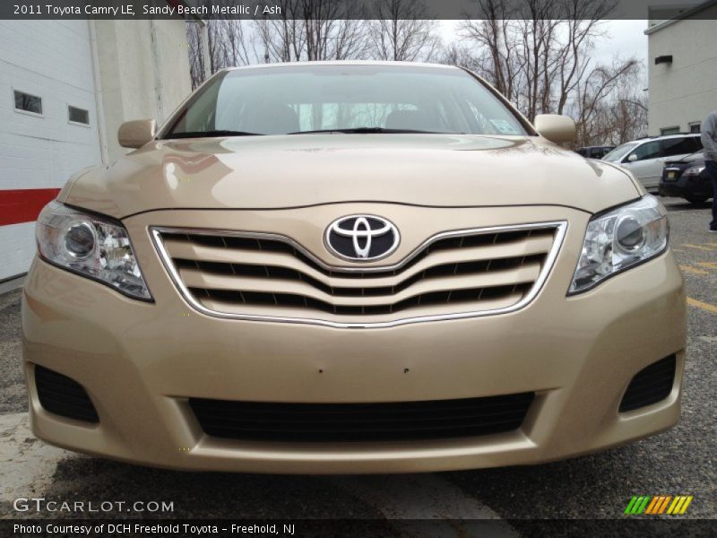 Sandy Beach Metallic / Ash 2011 Toyota Camry LE