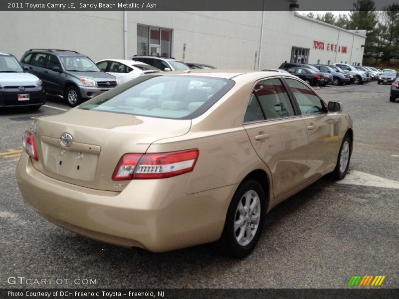 Sandy Beach Metallic / Ash 2011 Toyota Camry LE