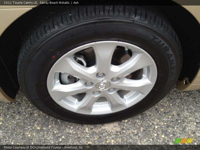 Sandy Beach Metallic / Ash 2011 Toyota Camry LE