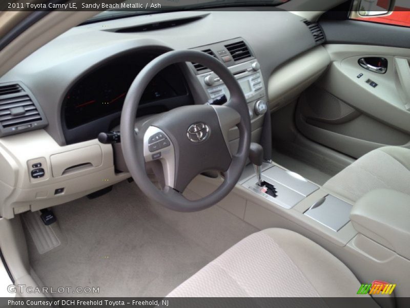 Sandy Beach Metallic / Ash 2011 Toyota Camry LE
