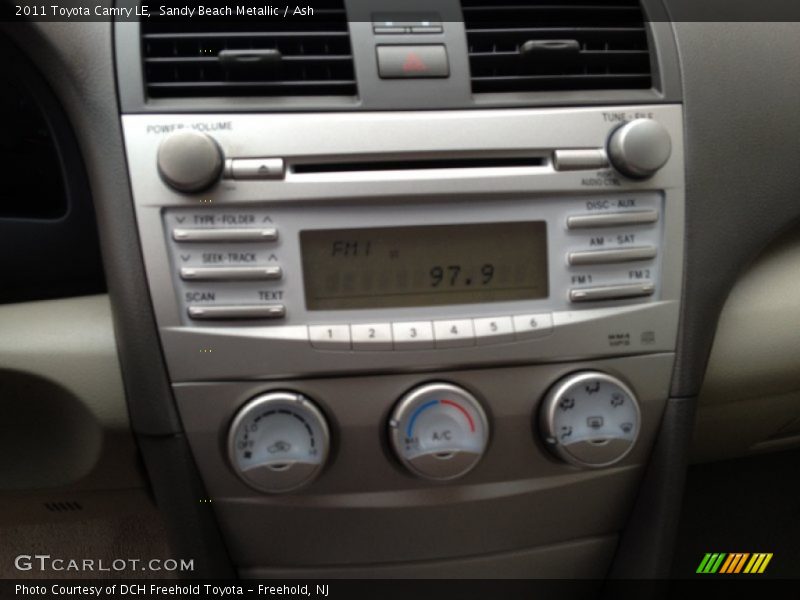 Sandy Beach Metallic / Ash 2011 Toyota Camry LE