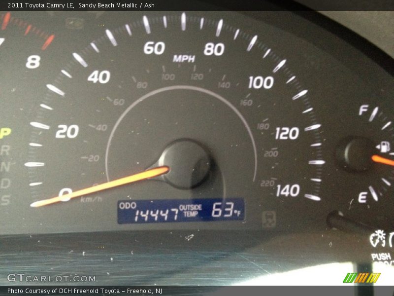 Sandy Beach Metallic / Ash 2011 Toyota Camry LE