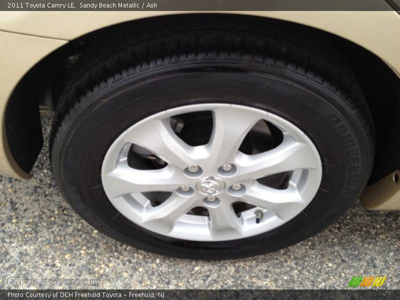 Sandy Beach Metallic / Ash 2011 Toyota Camry LE