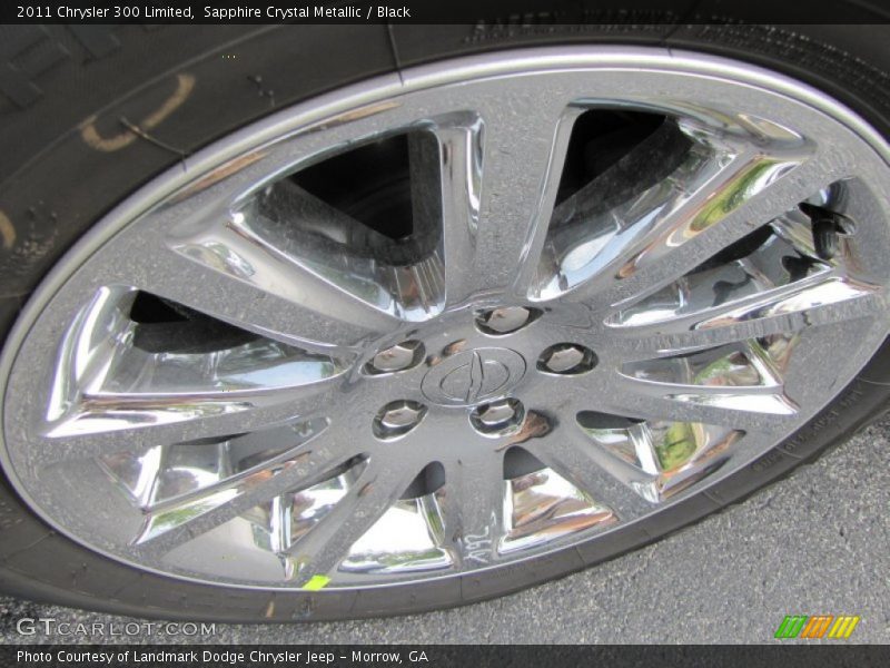 Sapphire Crystal Metallic / Black 2011 Chrysler 300 Limited