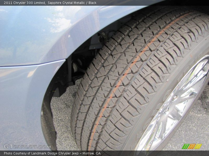 Sapphire Crystal Metallic / Black 2011 Chrysler 300 Limited