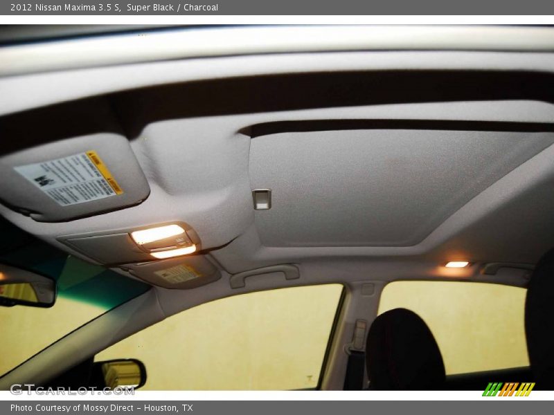 Super Black / Charcoal 2012 Nissan Maxima 3.5 S