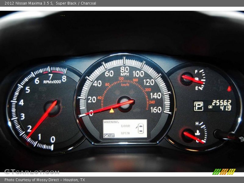 Super Black / Charcoal 2012 Nissan Maxima 3.5 S