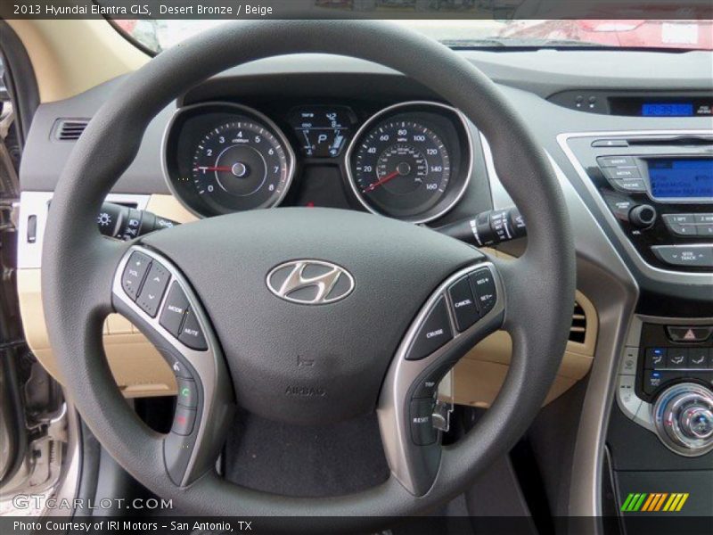 Desert Bronze / Beige 2013 Hyundai Elantra GLS
