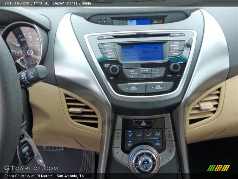 Desert Bronze / Beige 2013 Hyundai Elantra GLS