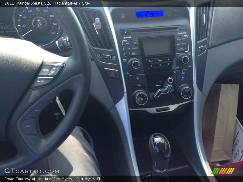 Radiant Silver / Gray 2011 Hyundai Sonata GLS