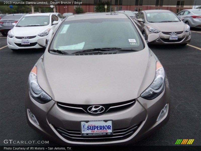 Desert Bronze / Beige 2013 Hyundai Elantra Limited