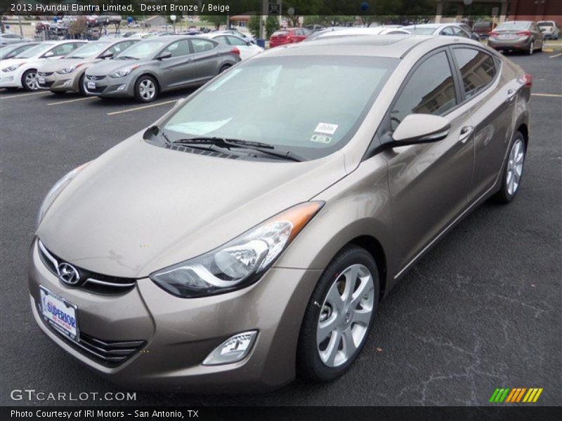 Desert Bronze / Beige 2013 Hyundai Elantra Limited