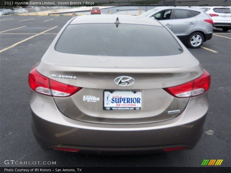 Desert Bronze / Beige 2013 Hyundai Elantra Limited