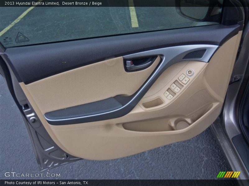 Desert Bronze / Beige 2013 Hyundai Elantra Limited