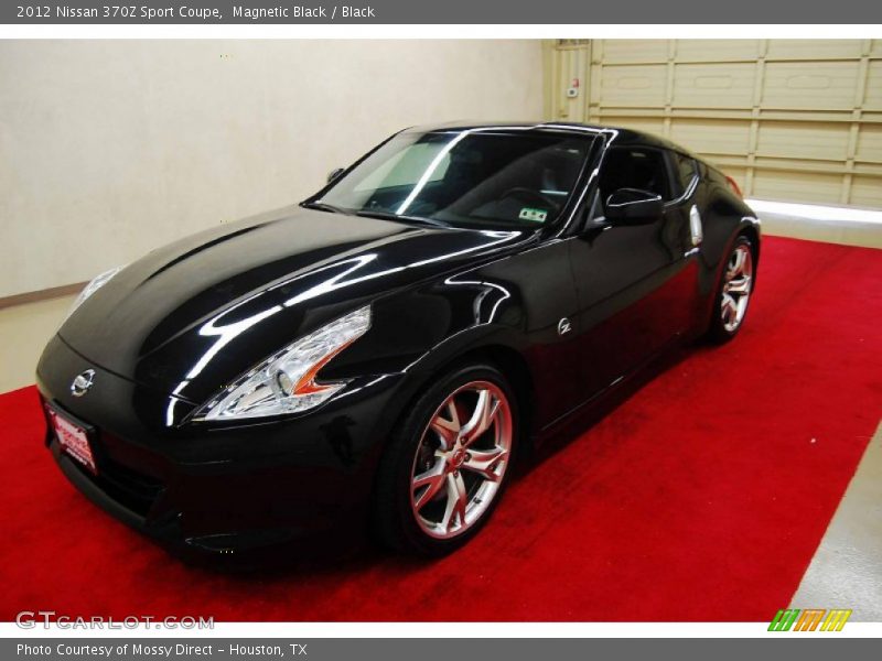 Magnetic Black / Black 2012 Nissan 370Z Sport Coupe