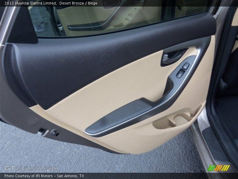 Desert Bronze / Beige 2013 Hyundai Elantra Limited