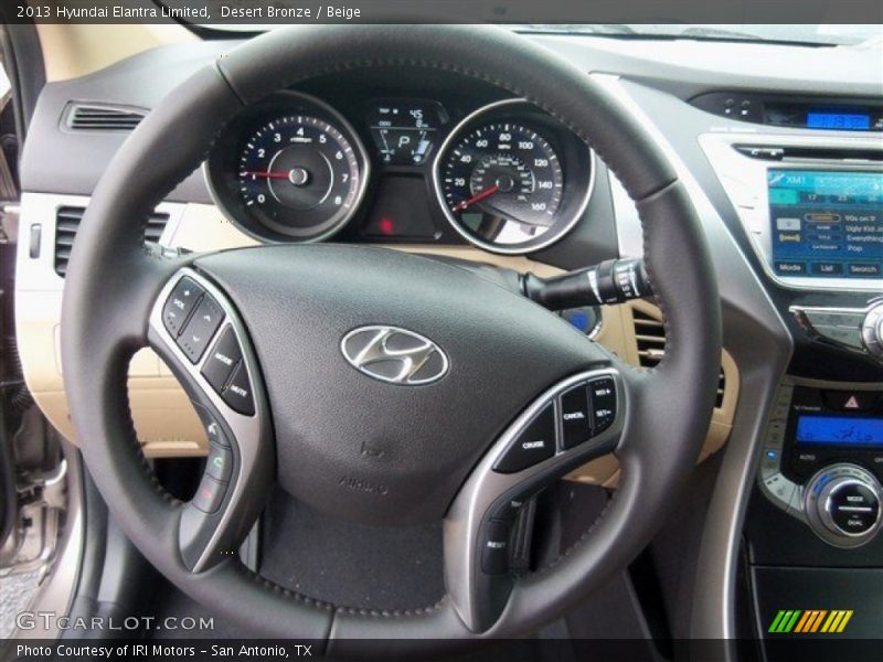 Desert Bronze / Beige 2013 Hyundai Elantra Limited