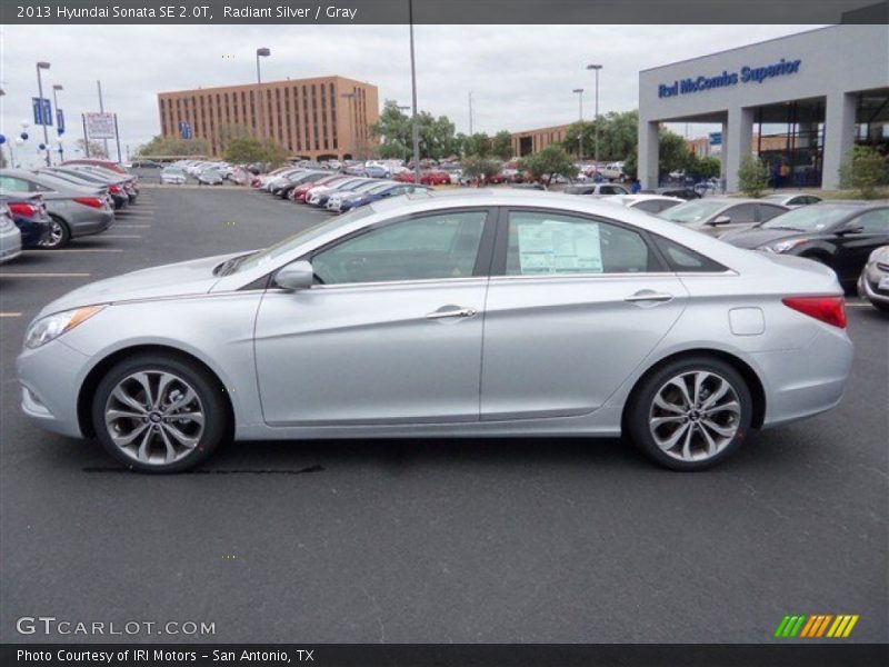Radiant Silver / Gray 2013 Hyundai Sonata SE 2.0T