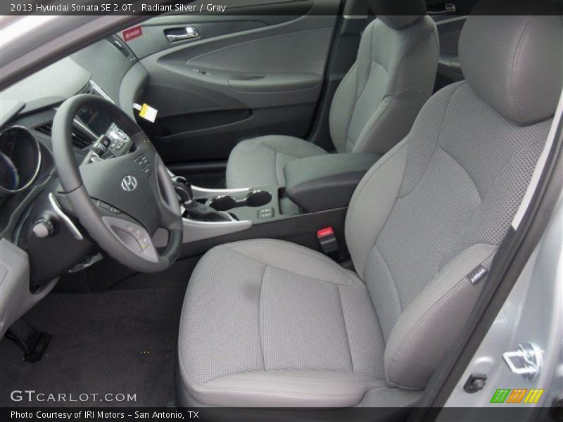 Radiant Silver / Gray 2013 Hyundai Sonata SE 2.0T