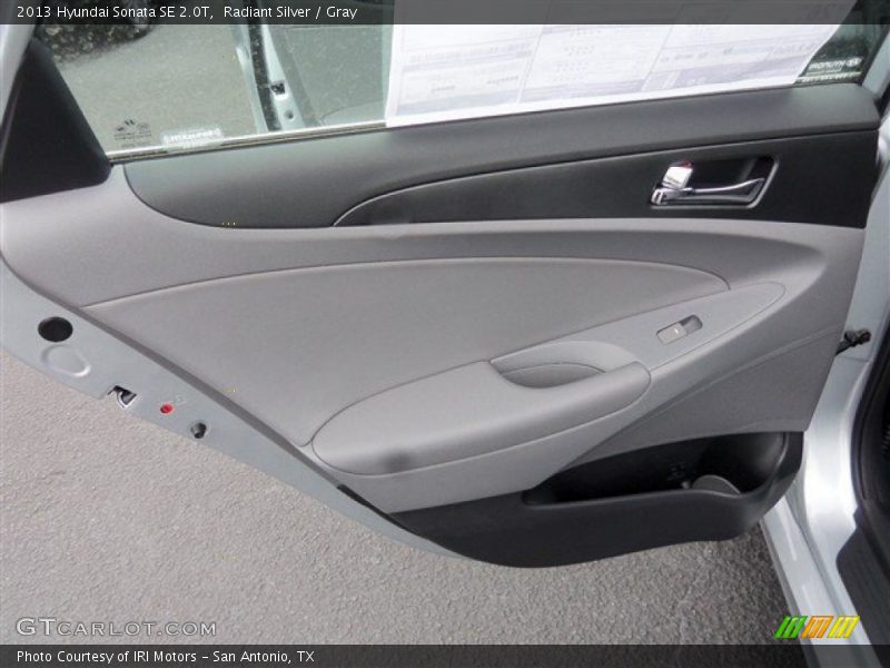 Radiant Silver / Gray 2013 Hyundai Sonata SE 2.0T