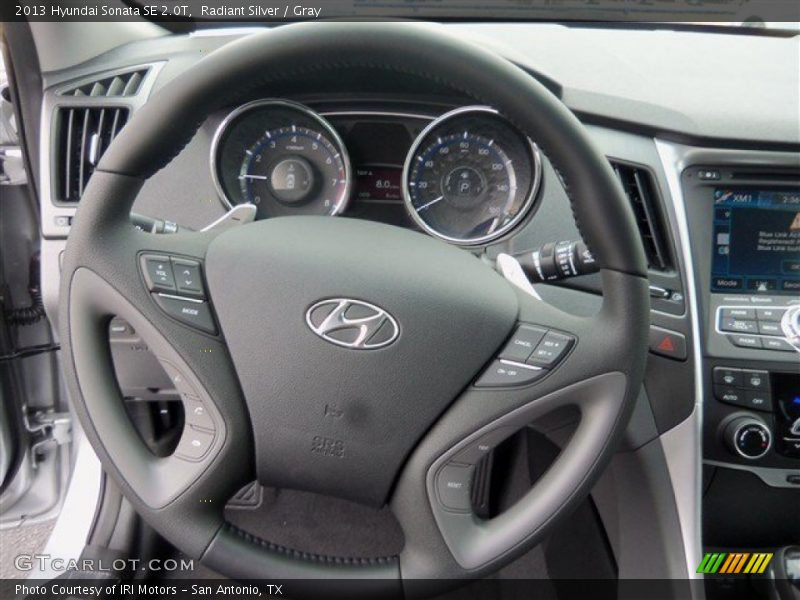 Radiant Silver / Gray 2013 Hyundai Sonata SE 2.0T