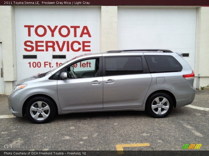 Predawn Gray Mica / Light Gray 2011 Toyota Sienna LE