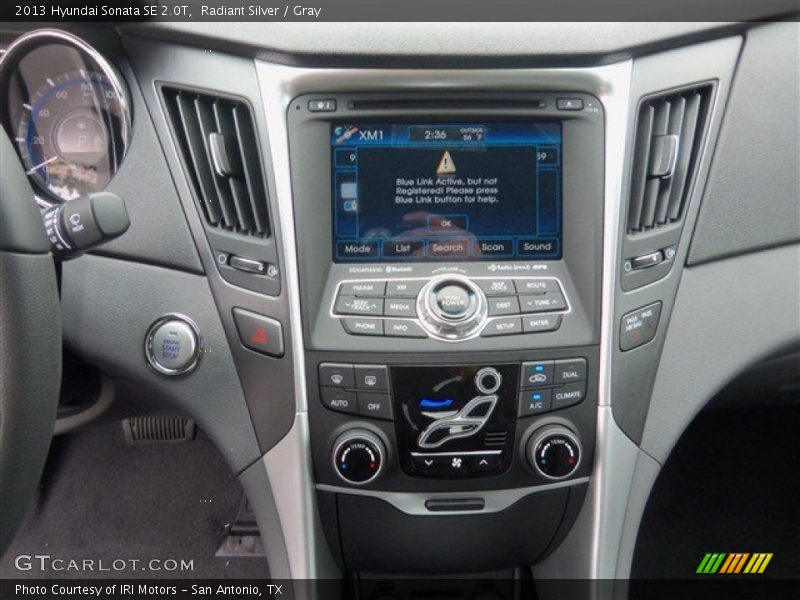 Radiant Silver / Gray 2013 Hyundai Sonata SE 2.0T