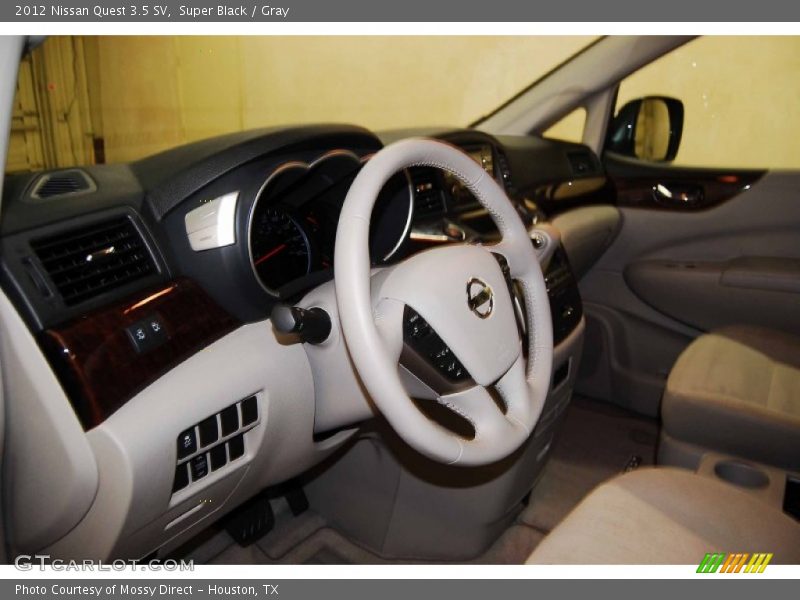 Super Black / Gray 2012 Nissan Quest 3.5 SV