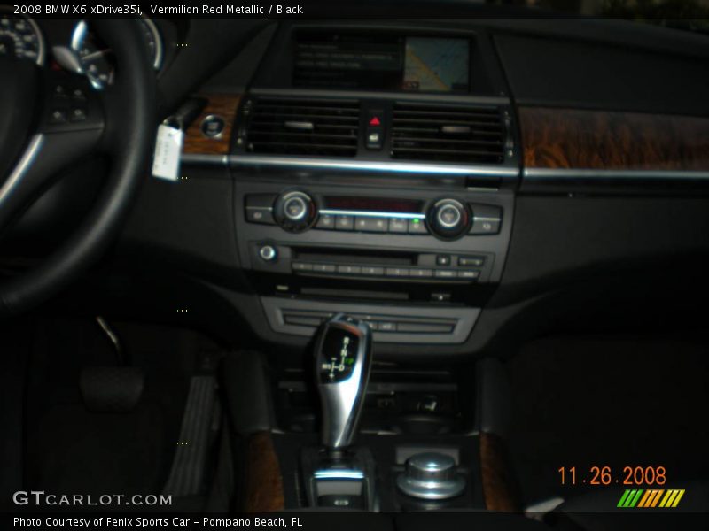Vermilion Red Metallic / Black 2008 BMW X6 xDrive35i