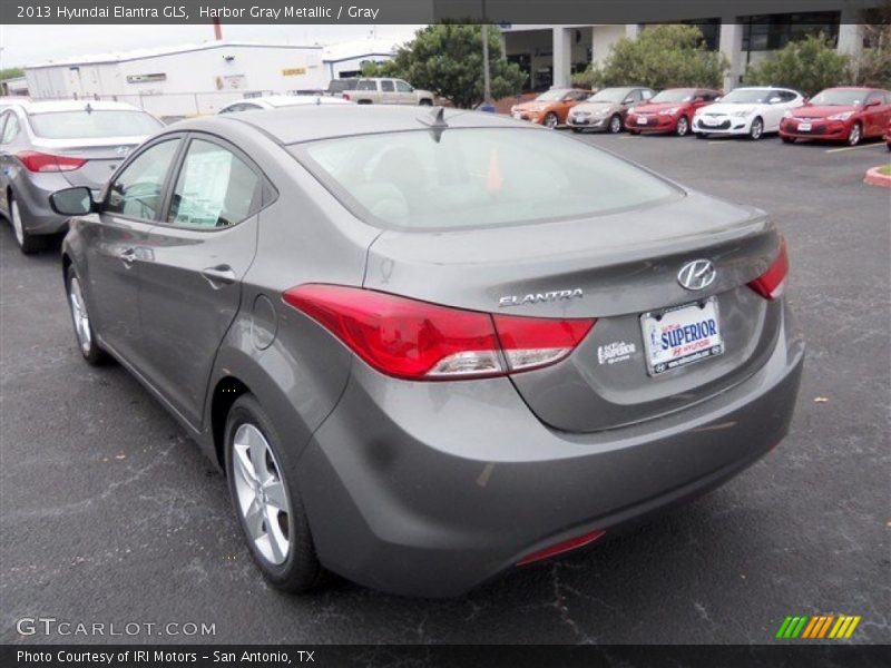 Harbor Gray Metallic / Gray 2013 Hyundai Elantra GLS