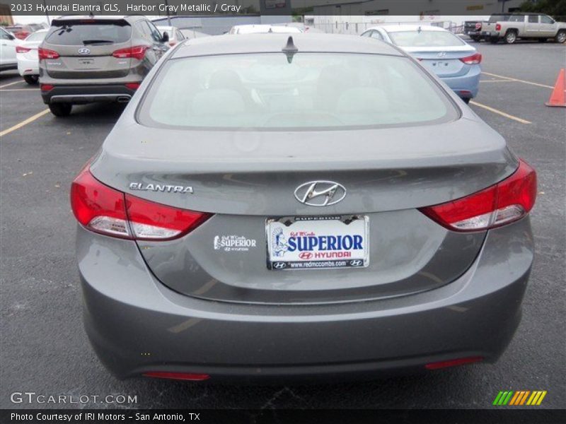 Harbor Gray Metallic / Gray 2013 Hyundai Elantra GLS