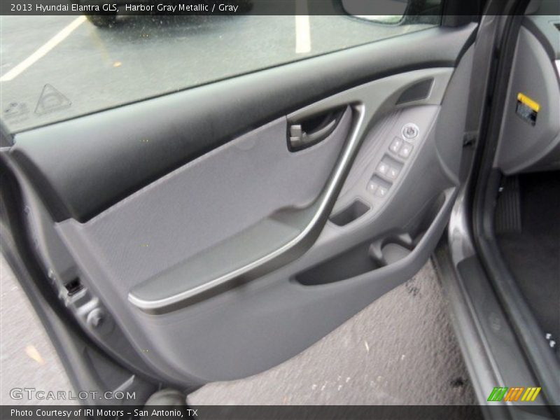 Harbor Gray Metallic / Gray 2013 Hyundai Elantra GLS