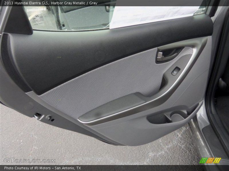Harbor Gray Metallic / Gray 2013 Hyundai Elantra GLS