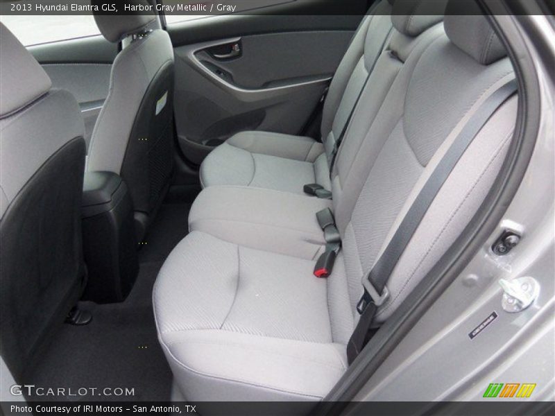 Harbor Gray Metallic / Gray 2013 Hyundai Elantra GLS