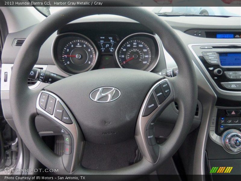 Harbor Gray Metallic / Gray 2013 Hyundai Elantra GLS