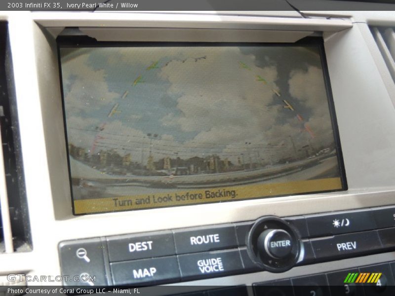 Ivory Pearl White / Willow 2003 Infiniti FX 35