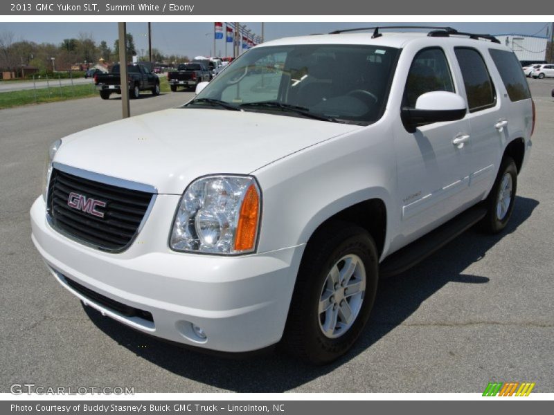 Summit White / Ebony 2013 GMC Yukon SLT