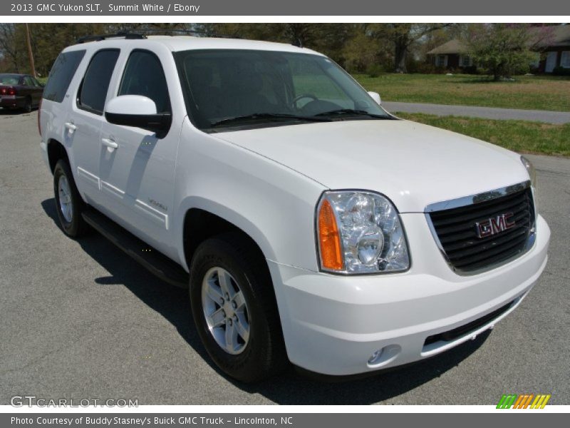 Summit White / Ebony 2013 GMC Yukon SLT