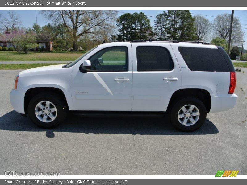 Summit White / Ebony 2013 GMC Yukon SLT