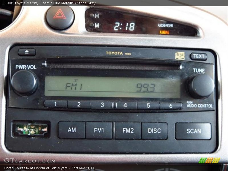 Cosmic Blue Metallic / Stone Gray 2006 Toyota Matrix
