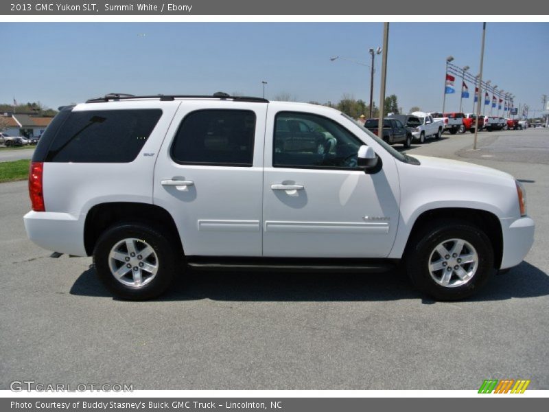 Summit White / Ebony 2013 GMC Yukon SLT