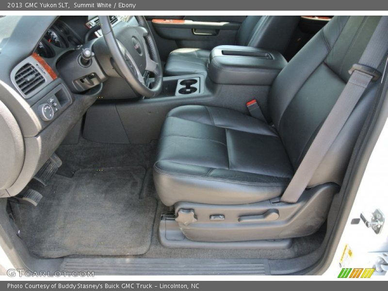Summit White / Ebony 2013 GMC Yukon SLT