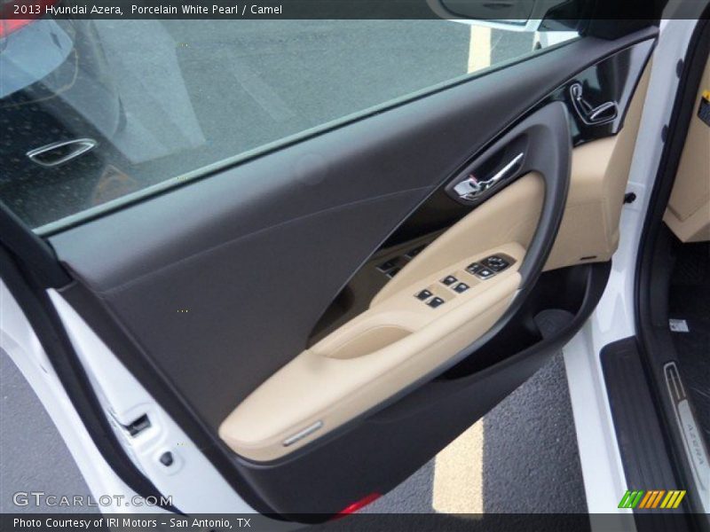Porcelain White Pearl / Camel 2013 Hyundai Azera