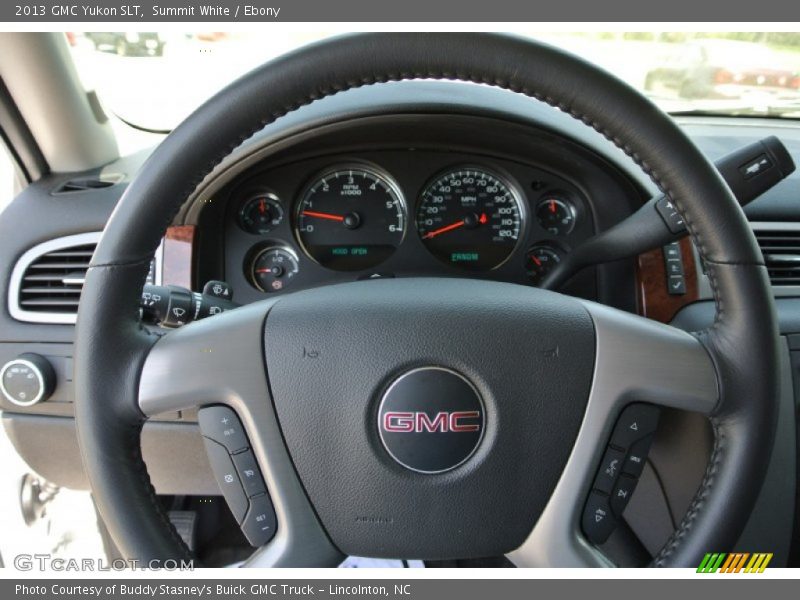 Summit White / Ebony 2013 GMC Yukon SLT